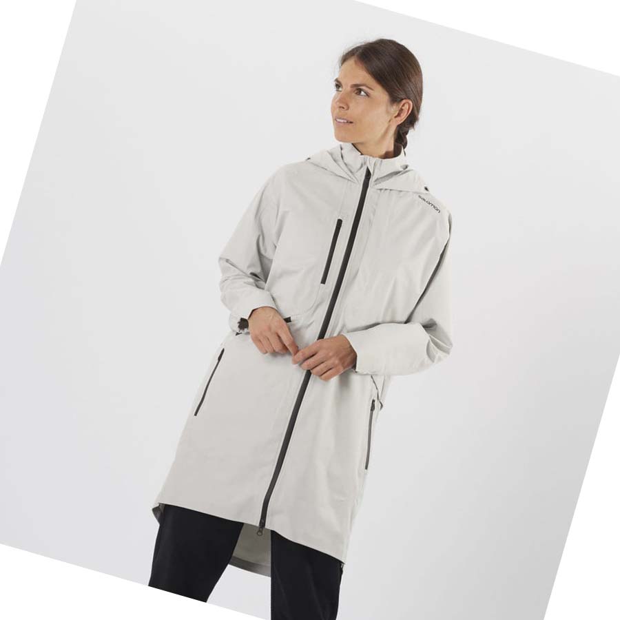 Chaquetas Salomon OUTLIFE WP COMMUTER PARKA W WATERPROOF Mujer Blancos | MX 2495BEX